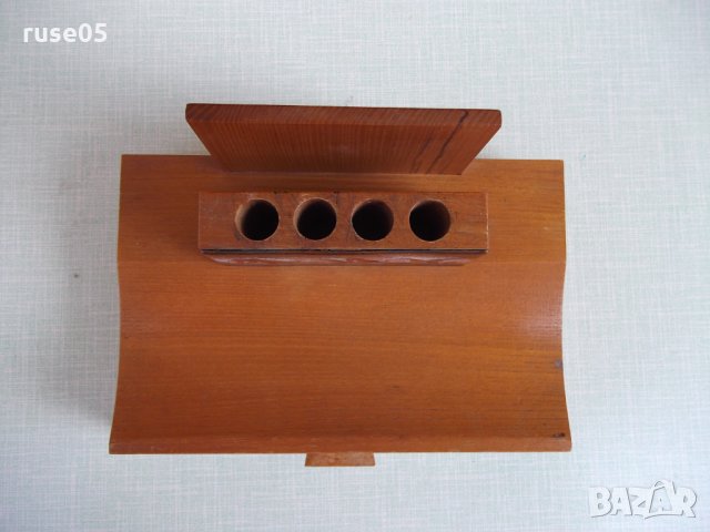 Моливник с чекмедже дървен от соца съветски, снимка 8 - Други ценни предмети - 25995190