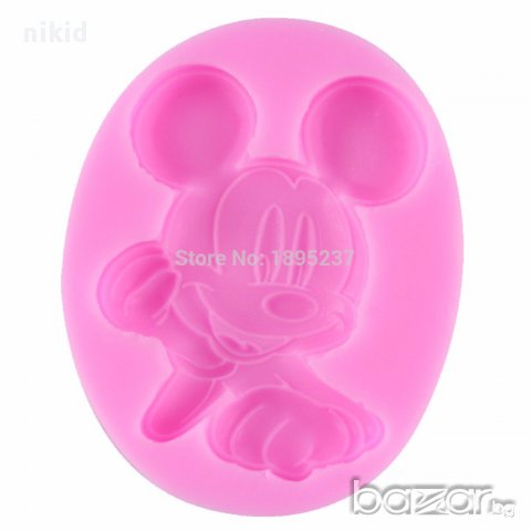 Мики Маус силиконов молд форма за украса декор торта фондан шоколад , снимка 2 - Форми - 15198546