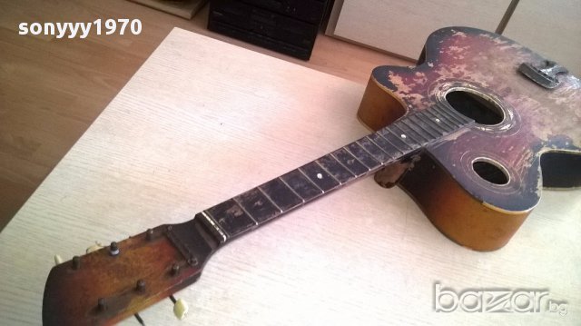 АНТИК-Ретро китара-за реставрация/ремонт-100х40х9см, снимка 15 - Китари - 17929968