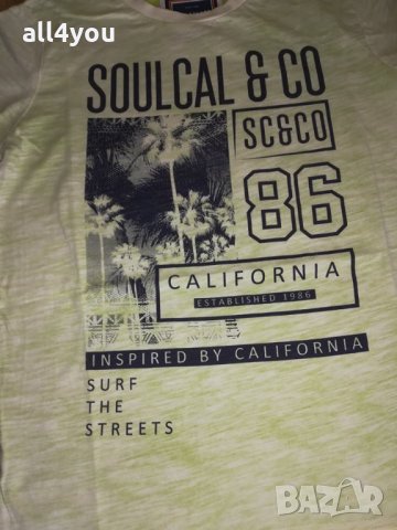 SoulCal Fashion T Shirt в супер лайм цвят! Размер 11-12г., снимка 2 - Детски тениски и потници - 25184425