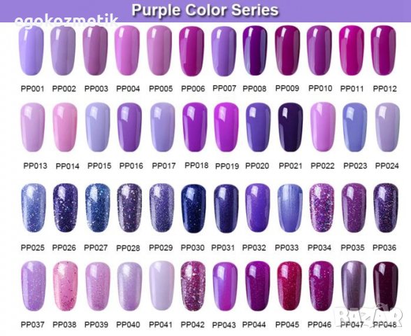 ув гел лак елите99 лилава серия 10мл, снимка 2 - Продукти за маникюр - 22822895