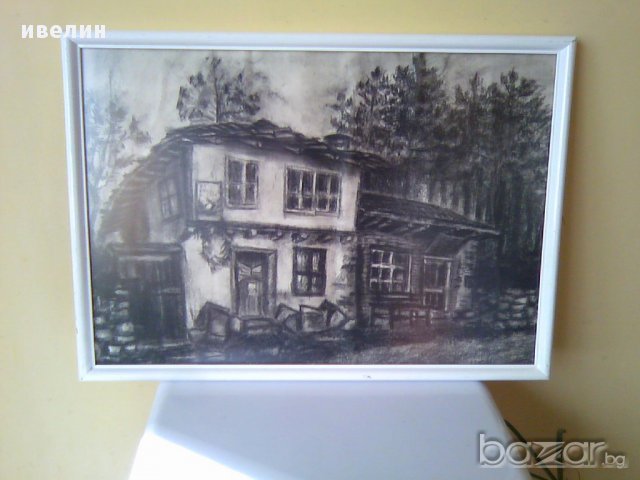 картина-старата къща, снимка 3 - Картини - 8702315