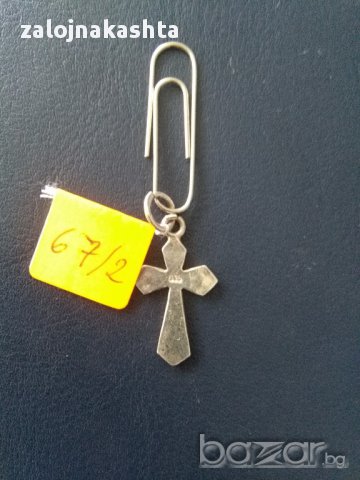 Сребърен кръст 1,60гр, снимка 2 - Колиета, медальони, синджири - 17915305