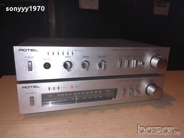 rotel-amplifier+tuner-made in japan-внос швеицария, снимка 3 - Ресийвъри, усилватели, смесителни пултове - 21061393