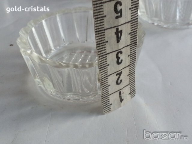 руски кристални свещници купички , снимка 4 - Декорация за дома - 20681553
