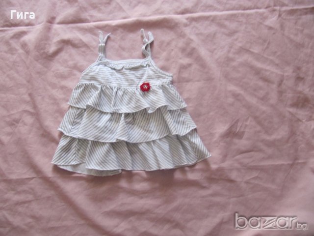 Бебешка рокличка с воланчета 0-3м, снимка 2 - Бебешки рокли - 18445820