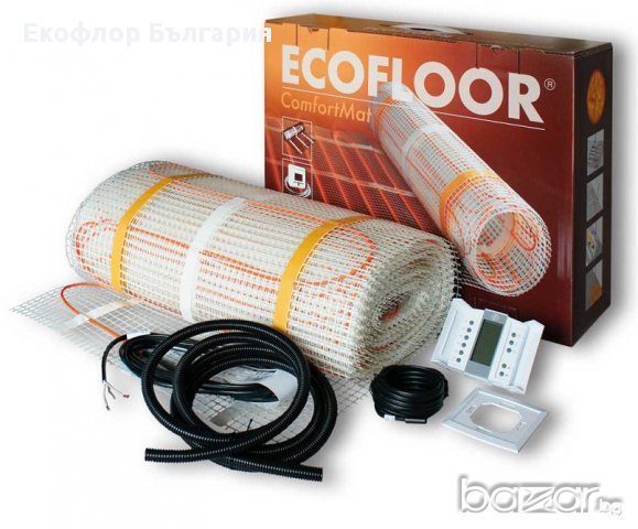 Нагревателни кабели и мрежи за подово отопление ECOFLOOR, снимка 1