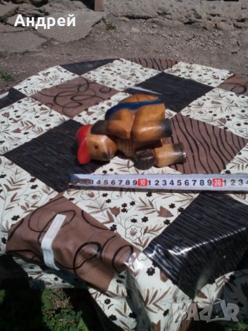 Стара дървена костенурка, снимка 6 - Антикварни и старинни предмети - 25337195