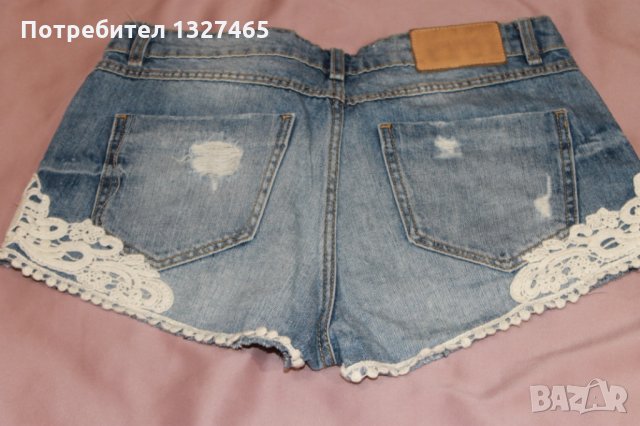 Къси дънкови панталони, снимка 2 - Къси панталони и бермуди - 25217425