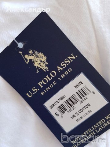 Оригинална тениска U.S Polo Assn., снимка 2 - Тениски - 19006450