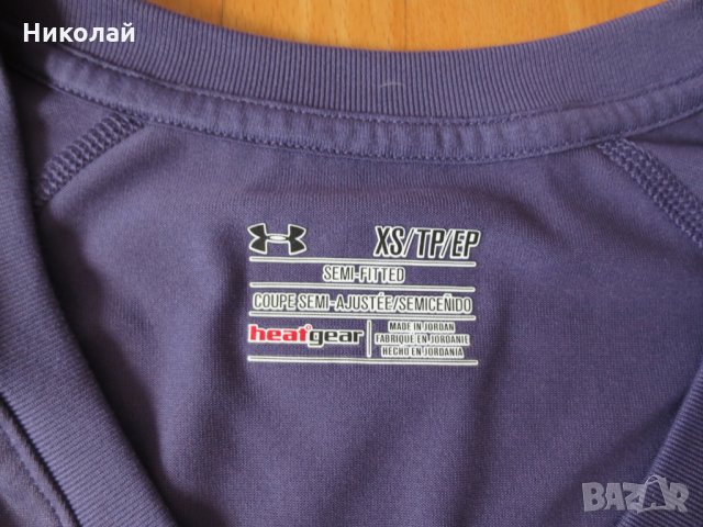 under armour heatgear v-neck дамска блуза, снимка 8 - Спортни екипи - 22579536