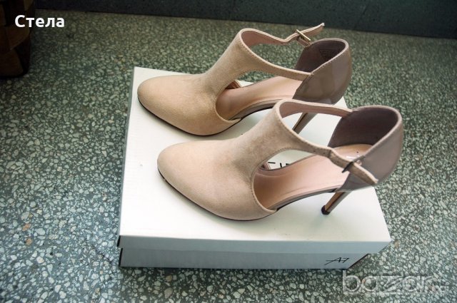 ANNA FIELD Дамски обувки, официални, нови, с кутия, беж, снимка 9 - Дамски обувки на ток - 18969279