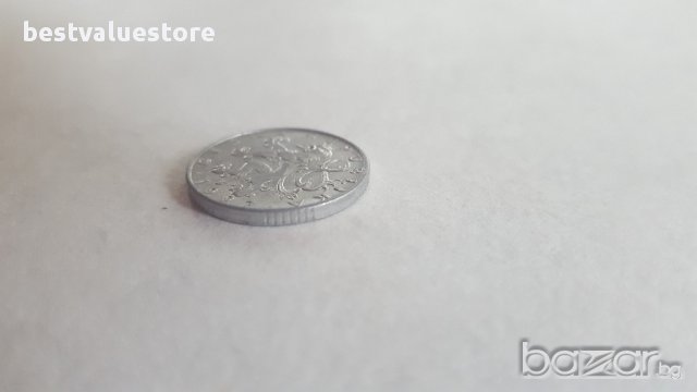 Монета От 50 Чешки Хелера От 1997г. / 1997 50 Czech Hellers Coin KM# 3, снимка 2 - Нумизматика и бонистика - 15674743