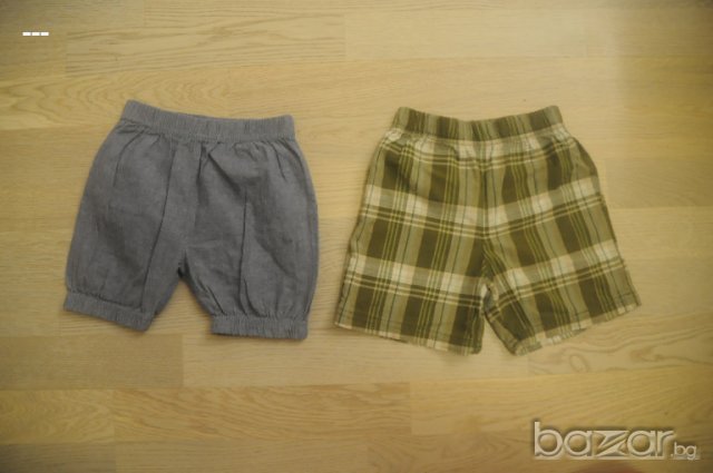 Два броя къси панталонки 86см., снимка 3 - Панталони и долнища за бебе - 18937381