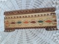 Стара дървена кутия-табакера, снимка 2