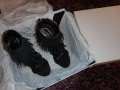 HUGO BOSS Fara Leather Heeled Sandals Fringe Detail, снимка 4