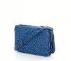 LIU JO 🍊 Дамска чанта с животински мотиви в синьо 22x16x5 cм нова с етикети, снимка 9