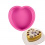 Сърце Свети Валентин рожден ден средна силиконова форма за направа печене кекс торта желиран сладкиш, снимка 1 - Форми - 20825208