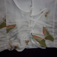 100 % лен българско дамско сако  с пеперуди , снимка 6 - Сака - 16531100