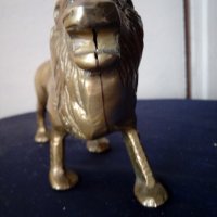бронзова статуетка-лъв, снимка 2 - Антикварни и старинни предмети - 21436132