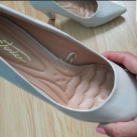 Нови обувки цвят пудра, снимка 2 - Дамски обувки на ток - 23794662