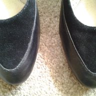 Units - черни естествена кожа и велур обувки №39, снимка 9 - Дамски ежедневни обувки - 10469227