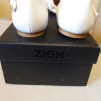Дам.сандали-/ест.кожа/-"ZIGN"-№40-цвят-бял. Закупени от Италия., снимка 3 - Сандали - 22370884