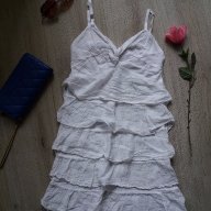 Бяла лятна рокля, снимка 1 - Рокли - 18478689