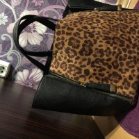 Уникална чанта с леопардов принт , снимка 9 - Чанти - 25546656