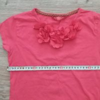 Детска блузка с 3д цветя , снимка 4 - Детски Блузи и туники - 22578296