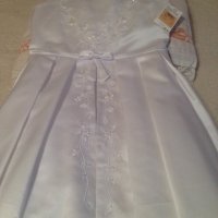 Рокля - официална от копринен плат, снимка 3 - Детски рокли и поли - 15893376