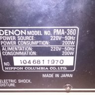 denon pma-360-stereo amplifier-made in japan-внос швеицария, снимка 9 - Ресийвъри, усилватели, смесителни пултове - 18349934