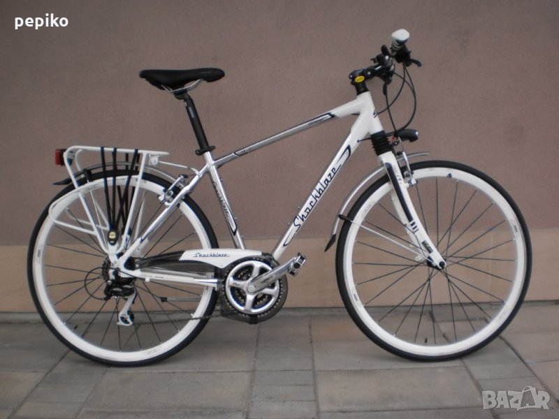Продавам колела внос от Германия спортен градски велосипед SHEER MAN 28 цола преден амортисьор, снимка 1
