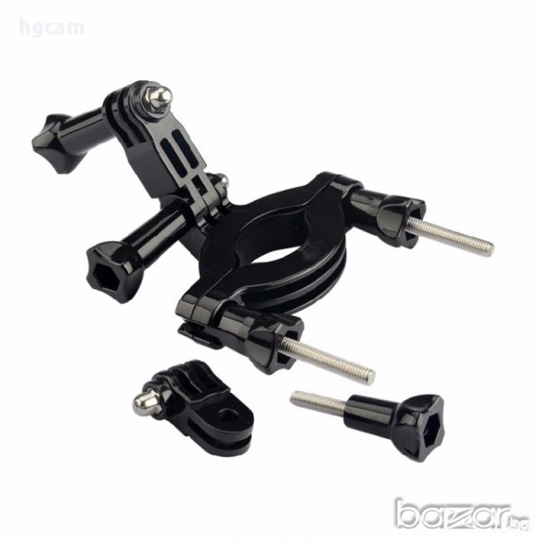 Тръбна стойка с голям диаметър + добавка, Черен , снимка 1