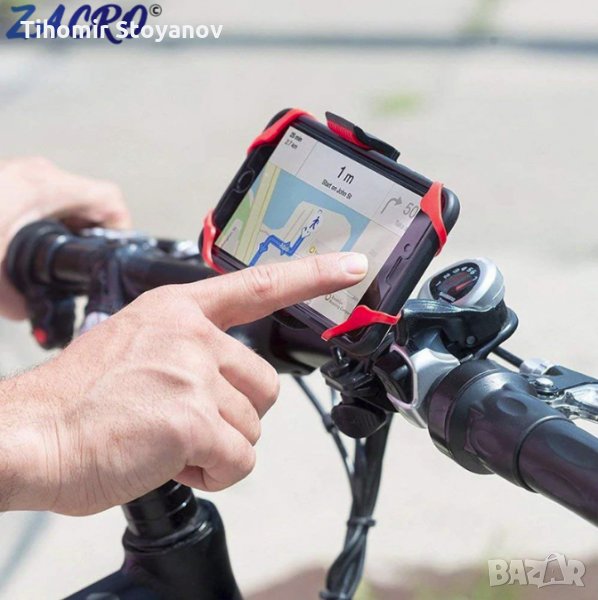 Държач за телефон сматфон за колело Стойка за Велосипед Здрава стабилна, снимка 1