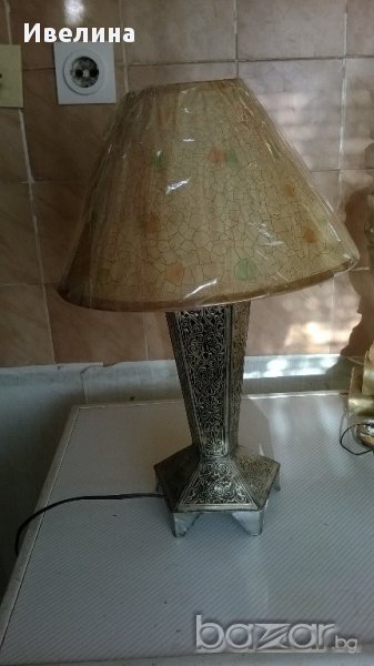 метална нощна лампа , снимка 1