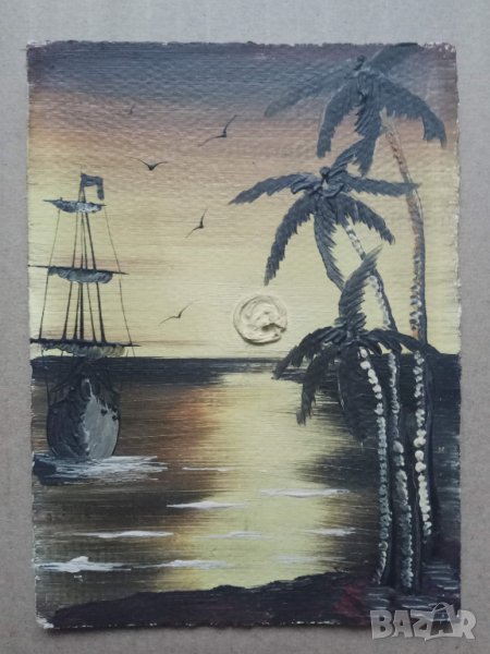 Продавам малка картина -масло , снимка 1