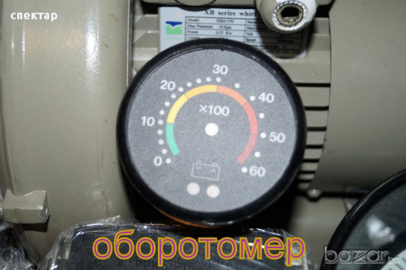 светодиоден оборотомер произведен в България при социализма АНТИКА неразпечатан от опаковката, снимка 1