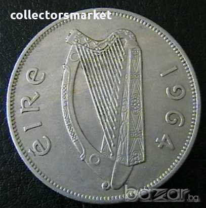 ½ крона 1964, Ирландия, снимка 2 - Нумизматика и бонистика - 15926110
