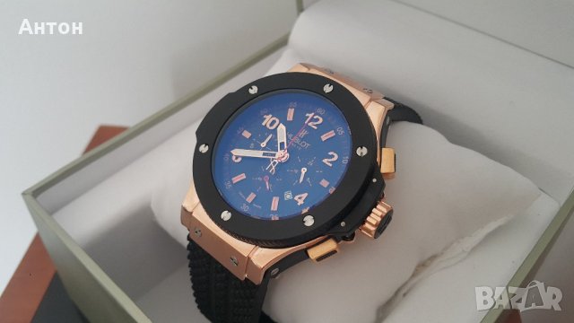 Hublot Модел Gold BIG BANG мъжки стилен часовник, снимка 3 - Мъжки - 21641358