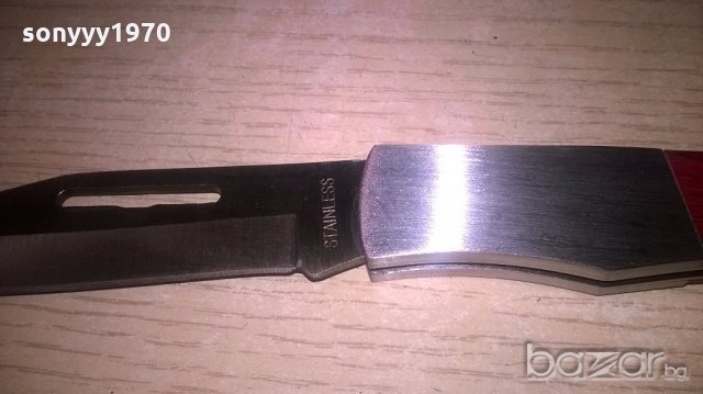 stainless-15x26см-сгъваен нож, снимка 17 - Ножове - 19236907
