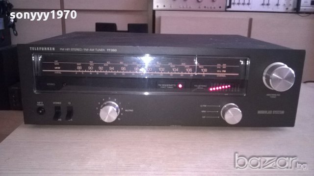 HIFI-telefunken tt350 STEREO TUNER-внос швеицария, снимка 6 - Ресийвъри, усилватели, смесителни пултове - 17959961