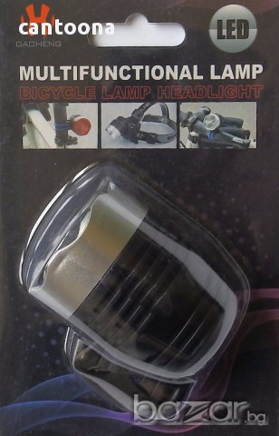 Силен LED фар фенер за велосипед 3W, снимка 3 - Аксесоари за велосипеди - 16439768