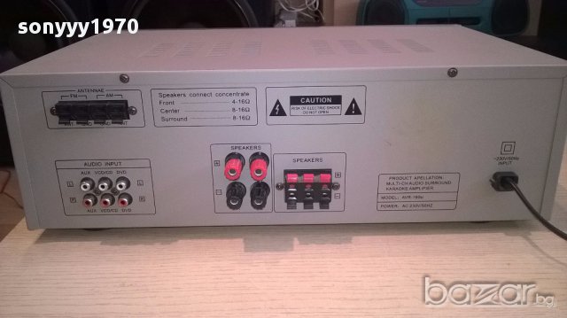 mc voice karaoke power amplifier-внос швеицария, снимка 12 - Ресийвъри, усилватели, смесителни пултове - 14228314