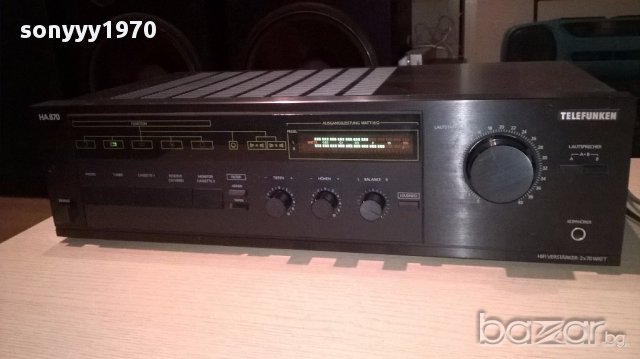 поръчан-telefunken ha-870 amplifier made in germany-внос швеицария, снимка 7 - Ресийвъри, усилватели, смесителни пултове - 14198048