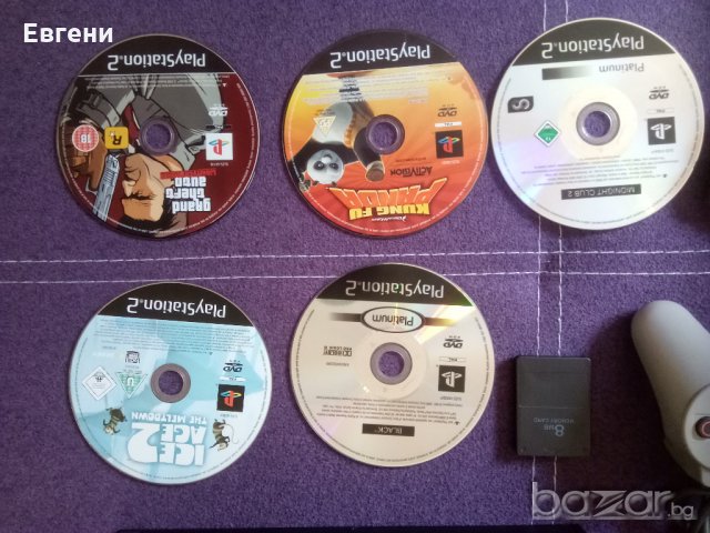 PS2 PlayStation 2 + 10 игри + 1 джойстика + Хакната Конзола комплект , снимка 3 - Игри за PlayStation - 21476353