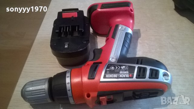 Black&decker винтоверт+батерия-внос швеицария, снимка 5 - Винтоверти - 23833246