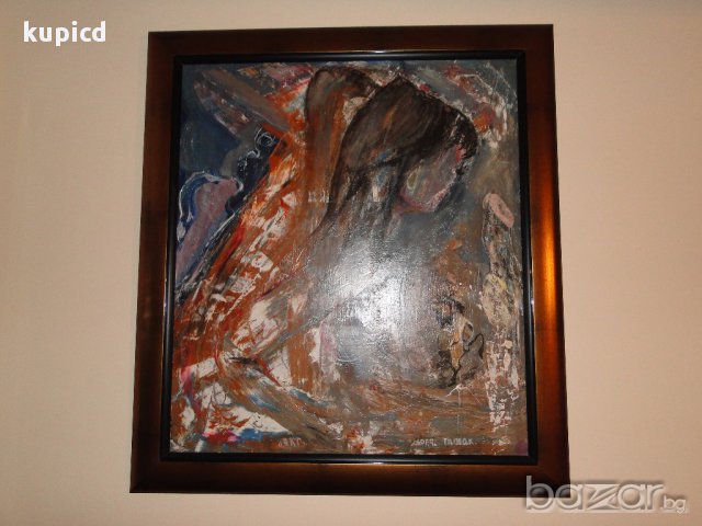 Картина от Марчо Ташакманов - Акт, маслени бои на шперплат 50 X 55 см, снимка 3 - Картини - 13220349