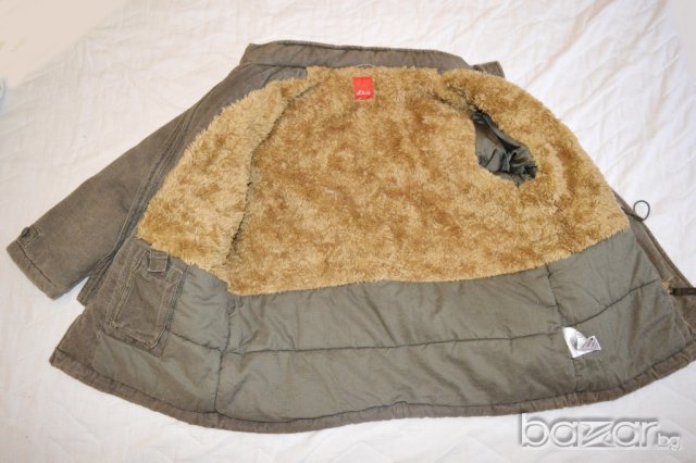 S. Oliver детско милитари яке зимно ватирано размер 128-134, снимка 2 - Детски якета и елеци - 14279387