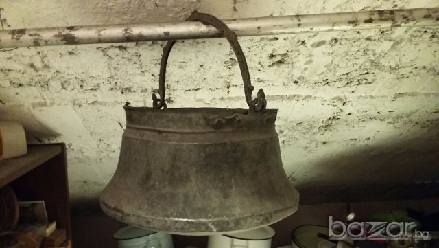 Медни съдове стари 5бр., снимка 3 - Антикварни и старинни предмети - 17910973